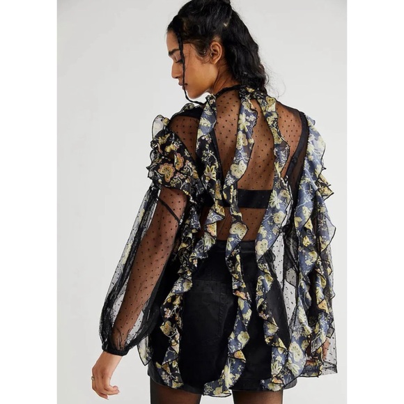 Free People Tops - Free People Free Funky Edgy Worth Tunic Top Small